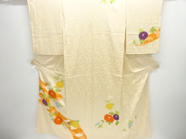 JAPANESE KIMONO / HOMONGI / EMBROIDERY / STREAM